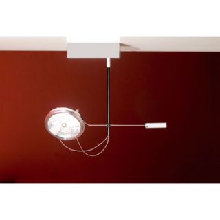 Absolut Lighting Suspended Spotlight 457WDS Finish Chrome Glossy