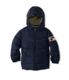 United Colors of Benetton Kids Boys Puffer Coat With Patch Boys Coat (Navy)