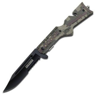 Tac Force TF 709DG Tactical Assisted Opening Folding Knife 4.5 Inch Closed  Tactical Folding Knives  Sports & Outdoors