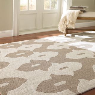 Nuloom Hand hooked White Wool Rug (36 X 56)