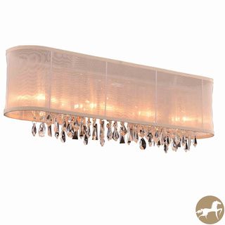 Christopher Knight Home Bienne Royal Cut Crystal and Chrome 4 light Wall Sconce Christopher Knight Home Sconces & Vanities