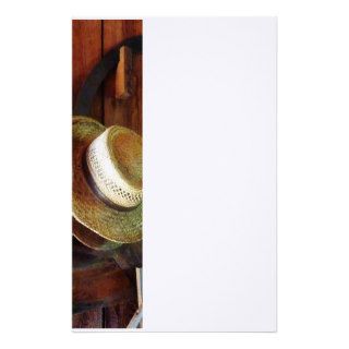 Farmer's Staw Hats Personalized Stationery