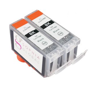 Sophia Global Compatible Ink Cartridge Replacement For Canon Bci 3e (2 Black)