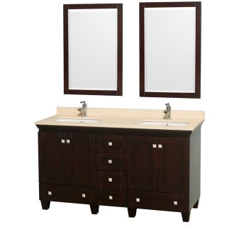 Wyndham Collection Wyndham Collection Acclaim 60 inch Double Espresso Vanity Brown Size Double Vanities