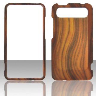 2D Wood Design HTC Vivid / Holiday LTE 4G Raider 4G X710e AT&T Case Cover Hard Phone Case Snap on Cover Rubberized Touch Faceplates Cell Phones & Accessories
