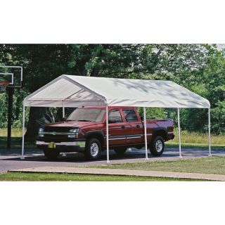 ShelterLogic Super Max 12ft.W Commercial Canopy — 20ft.L x 12ft.W x 9ft. 8in.H, 2in. Frame, 8-Leg, Model# 25773  Super Max   2in. Dia. Frame Canopies