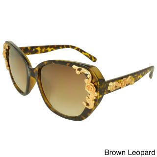 Apopo Eyewear Zelma Floral Applique Fashion Sunglasses