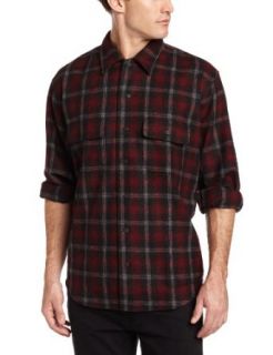 Woolrich Men's Bering Shirt, Black, Small at  Mens Clothing store Button Down Shirts