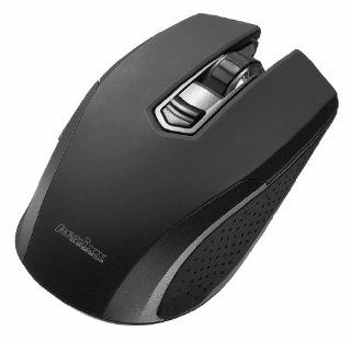 Perixx PERIMICE 712B, Wireless Mouse for Laptop   Up to 3 Years Battery Life (Daily 6 8 Hours)   Nano Receiver   3.93x2.40x1.34 Inch Dimension   2xAA Brand Batteries   Elegant Rubber Painting   Black Computers & Accessories