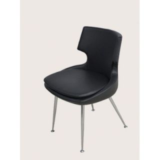 sohoConcept Patara Side Chair 225 PAT Color Black, Upholstery Leather