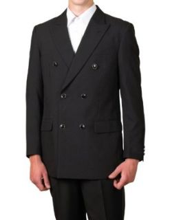New Mens Black Double Breasted Dinner Blazer Suit Jacket at  Mens Clothing store Blazers And Sports Jackets