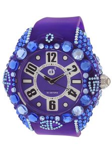 Tendence 2013107  Watches,Womens Crystal Purple Dial Purple Plastic, Casual Tendence Quartz Watches