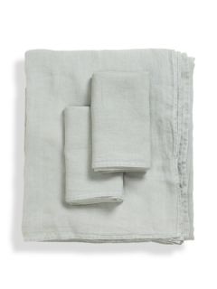 Vintage Linen Sheet Set by MATTEO