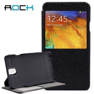 Rock Remarkable Series Leather Flip Case Cover For Samsung Galaxy Note 3 Note III Cell Phones & Accessories
