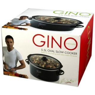 Gino DAcampo Oval Slow Cooker (5.5L)      Electronics