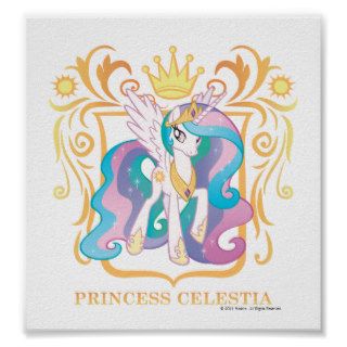 Princess Celestia with Crown Posters
