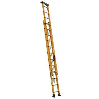 DEWALT 24 Feet Fiberglass 300 lb Type IA Extension Ladder