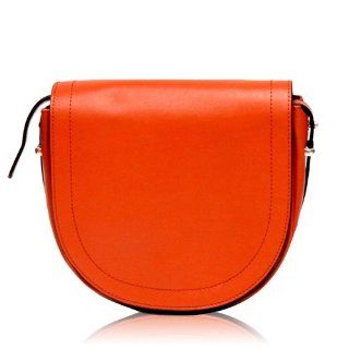 Avril Mong women's cross body, Orange, 100% Leather, Small Fashion Shoulder Bag  Other Products  
