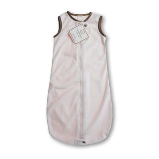 Swaddle Designs zzZipMe Sack in Pastel Pink Baby Velvet Solid Pastel with Moc