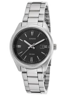 Casio LTP 1302D 1A1VDF  Watches,Womens Standard Gunmetal Dial Stainless Steel, Casual Casio Quartz Watches