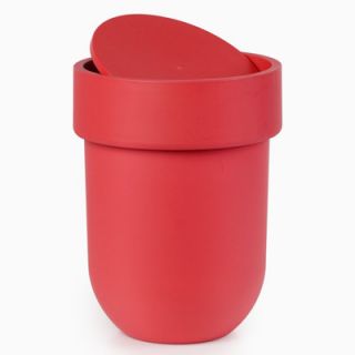 Umbra Touch Waste Can with Lid 023269 Color Red