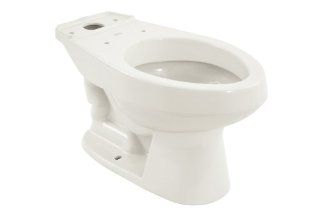TOTO C716 01 Carusoe Elongated Bowl, Cotton White   Toilet Bowls  