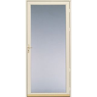 Pella White Full View Safety Storm Door (Common 81 in x 36 in; Actual 81.04 in x 37 in)