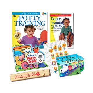 Baby Signs Presents Potty Training Complete Starter Kit, Potty Train before age 2 Books