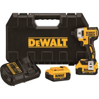 DEWALT 20V MAX XR Lithium-Ion Brushless Compact Impact Driver Kit — 20 Volt, 1/4in. Hex Chuck, Model# DCF886M2  Impact Wrenches