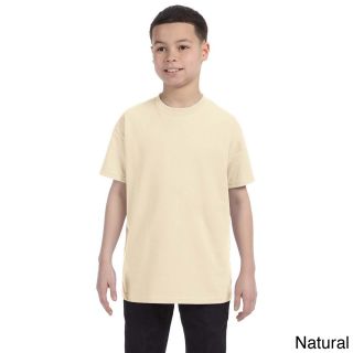 Gildan Gildan Youth Heavy Cotton T shirt Beige Size M (10 12)