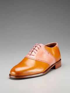 Leather Saddle Oxfords by Florsheim by Duckie Brown