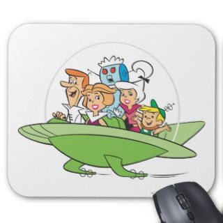 George Jetson Family In Astro Car 1 Mouse Pads