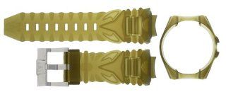 TechnoMarine Unisex 8315 Cruise 3 Hand 15 mm Green Gel Strap with Single Buckle Watches