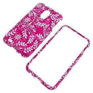 Leaves Purple Protector Case for Samsung Epic 4G Touch SPH D710 Cell Phones & Accessories