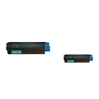 Basacc Toner Cartridges Compatible With Okidata C5100/ C5150/ C5200 (pack Of 2)