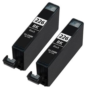 Canon Cli226 Dye Black Compatible Inkjet Cartridge (remanufactured) (pack Of 2)