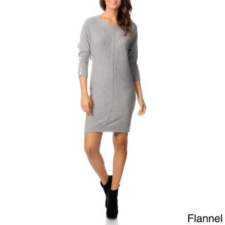 Republic Clothing Ply Cashmere Womens Boat Neck Sweater Dress Grey Size S (4  6)