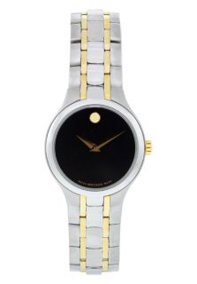 Movado 606372  Watches,Womens Portfolio Black Dial Two Tone, Casual Movado Quartz Watches