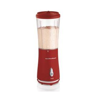 Hamilton Beach 51101R Single Serve Blender with Travel Lid, Red Kitchen & Dining
