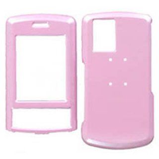 Hard Plastic Snap on Cover Fits LG CU720 Shine Solid Honey Pink AT&T Cell Phones & Accessories