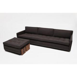 ARTLESS Up Solutions Three Seater 94 Sofa with Ottoman A UP TS OTW 1 G