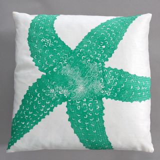 Dermond Peterson Starfish Pillow STARC35000 / STARI35000 Color Turquoise / W