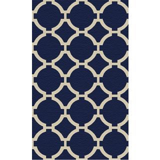 Bermuda Indigo Wool Rug (5 X 8)