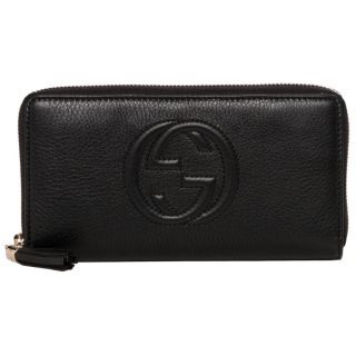 Gucci Soho Leather Zip Around Wallet