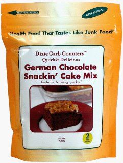 Dixie Carb Counters German Chocolate Snackin' Cake Mixes  Grocery & Gourmet Food
