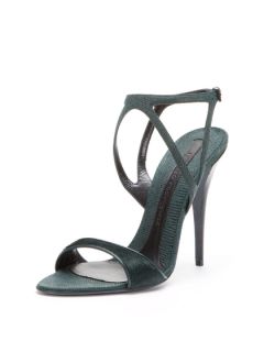 Pony Hair Embossed Leather Sandal by Narciso Rodriguez