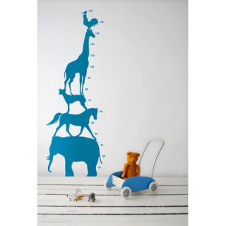 ferm LIVING KIDS Animal Tower Wall Decal 2030 Color Blue