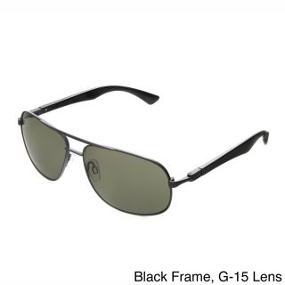 Hot Optix Mens Square Aviator Sunglasses