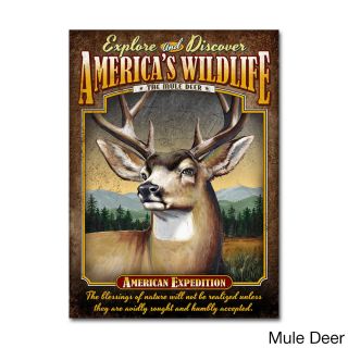 American Expedition Tin Cabin Sign