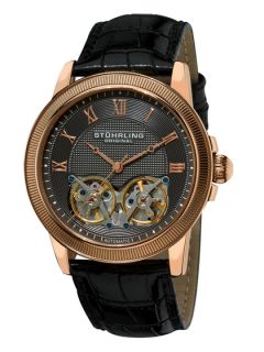 Mens Gemini Rose Gold Watch by Stuhrling Original